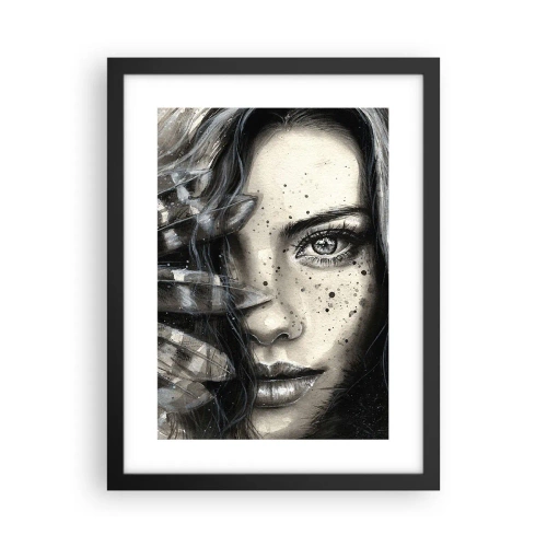 Poster in een zwarte lijst - Wilde schoonheid - 30x40 cm