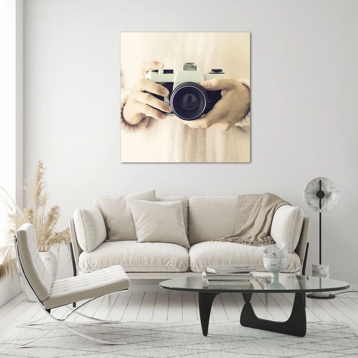 Schilderen op glas - Om meer te zien... - 50x50 cm