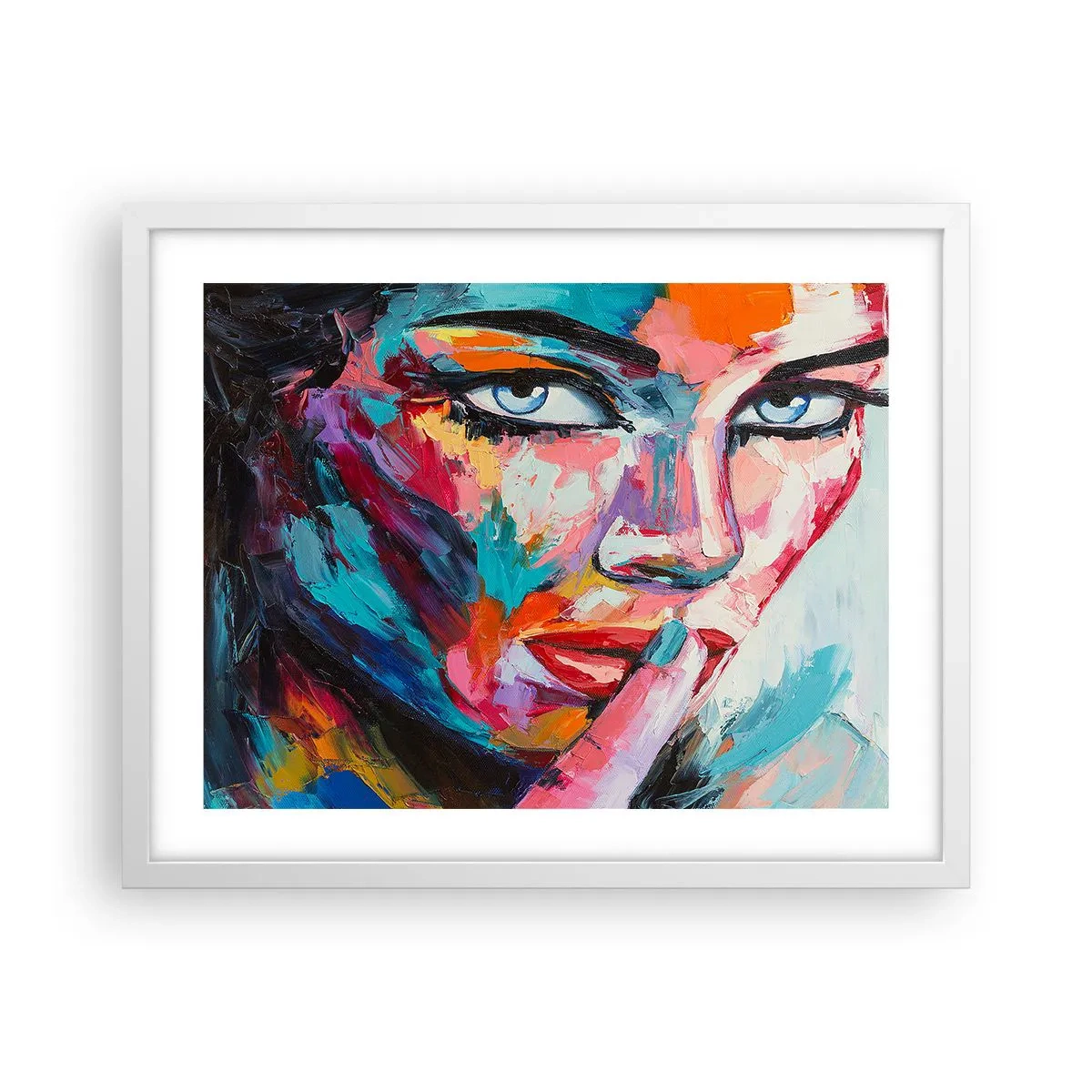 Poster in een witte lijst - Ons eerste geheim - 50x40 cm