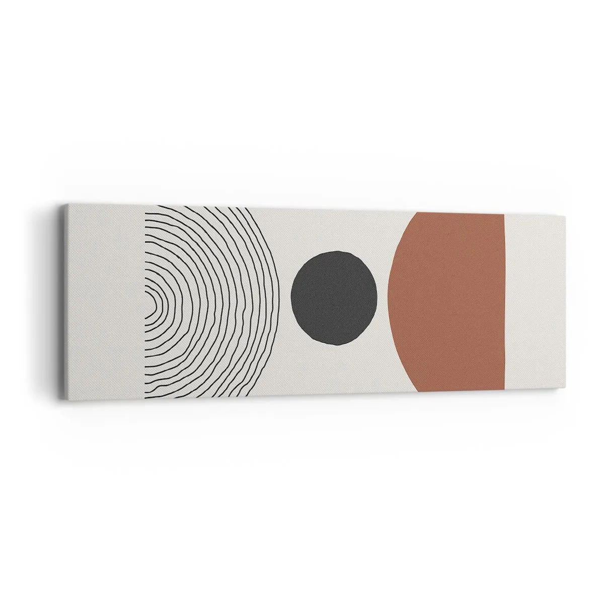 Schilderen op canvas - Het middelpunt van de aandacht - 90x30 cm