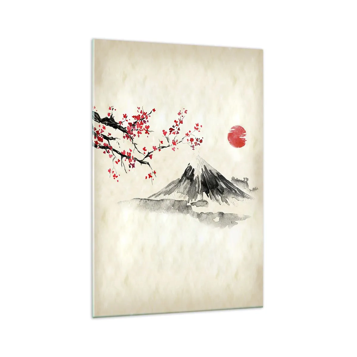 Schilderen op glas - Houd van Japan - 70x100 cm