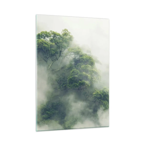 Schilderen op glas - In mist gehuld - 50x70 cm