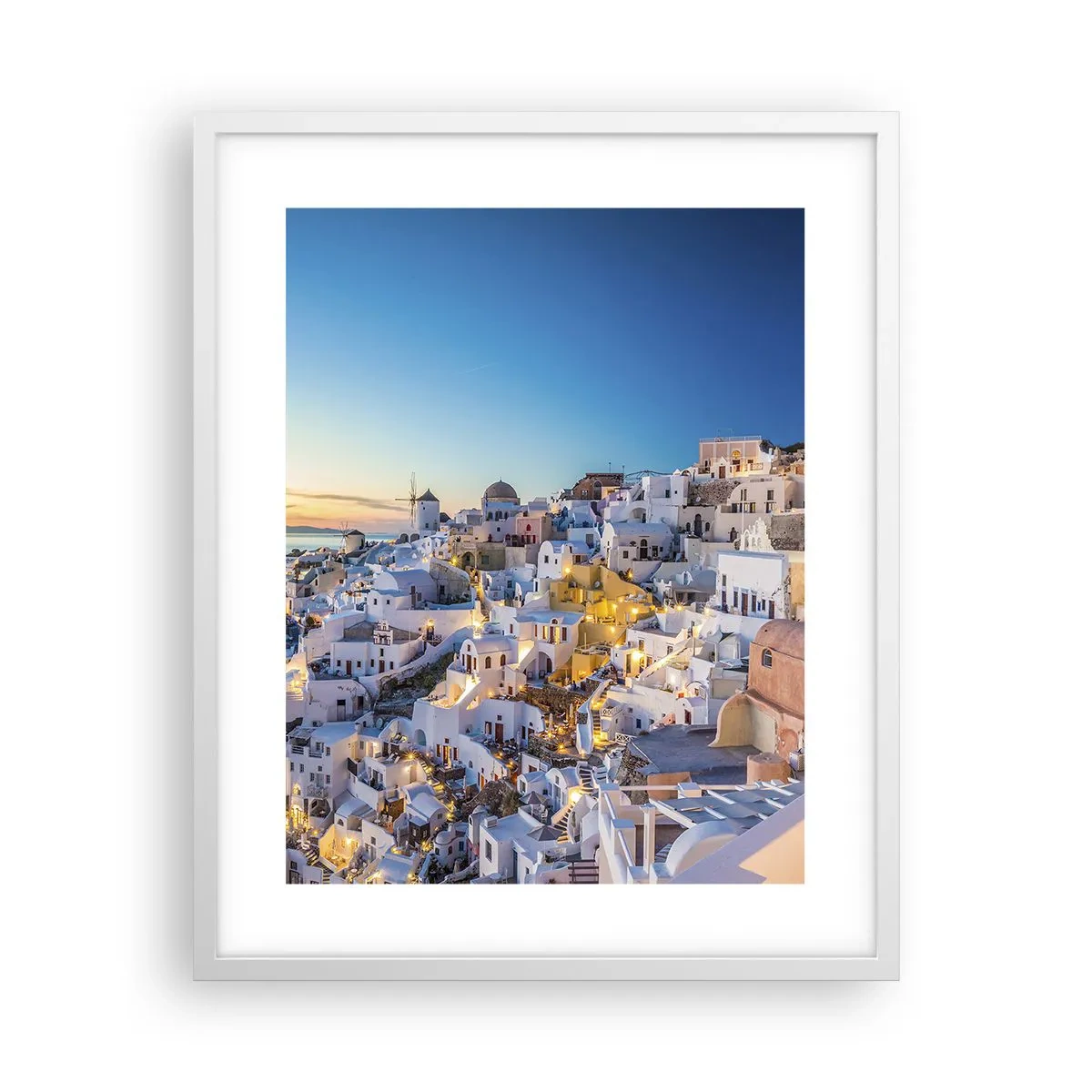 Poster in een witte lijst - De essentie van Grieksheid - 40x50 cm