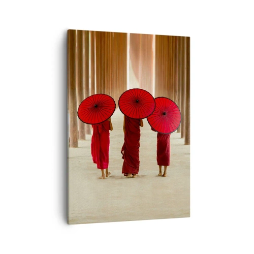 Schilderen op canvas - Op weg naar het Zuivere Land - 50x70 cm