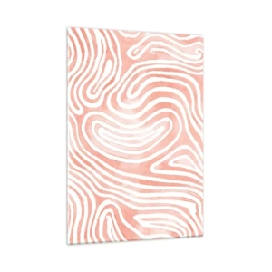 Schilderen op glas - In het koraallabyrint - 50x70 cm