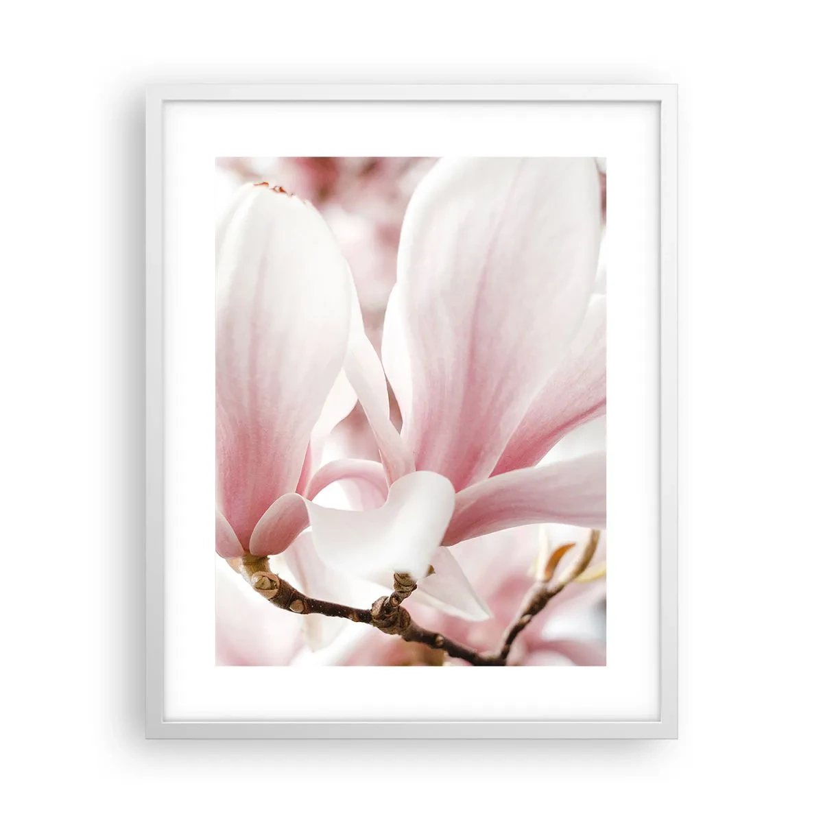 Poster in een witte lijst - Een overvloed aan tederheid - 40x50 cm