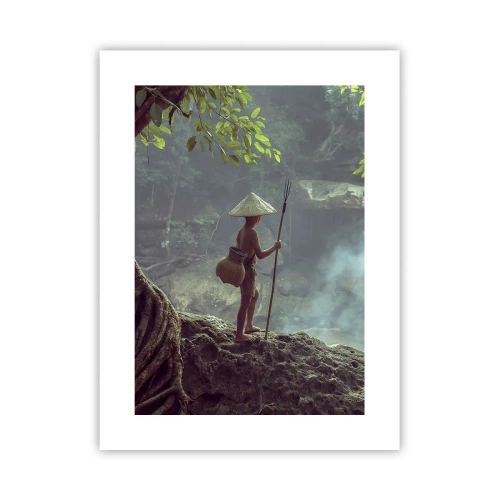 Poster - Bevriend met de natuur - 30x40 cm