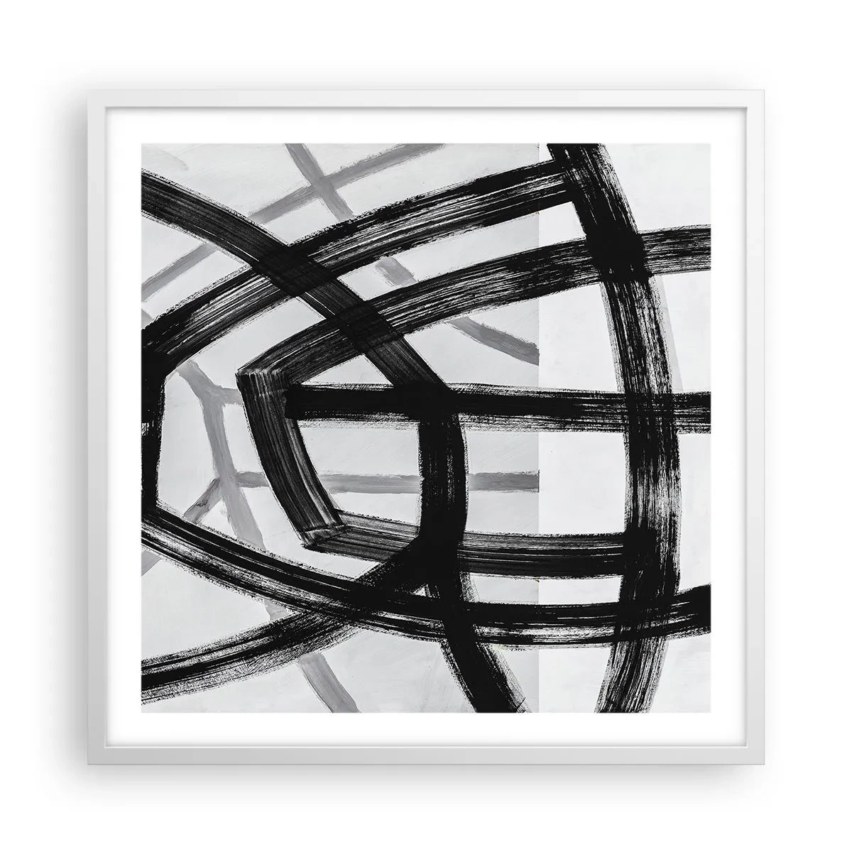 Poster in een witte lijst - Diepte opbouwen - 60x60 cm