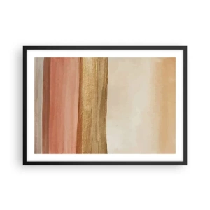 Poster in een zwarte lijst - Verticale compositie - 70x50 cm