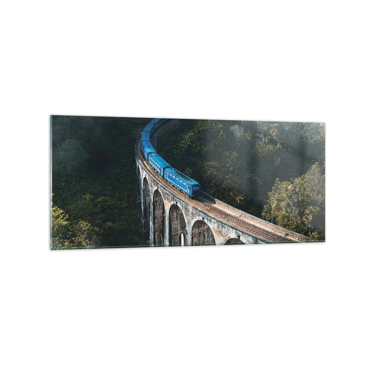 Schilderen op glas - Neiging tot natuur - 120x50 cm