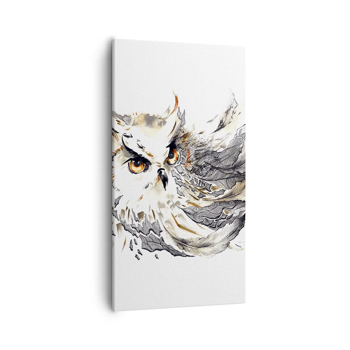 Schilderen op canvas - Ze kwam uit de wereld van magie - 55x100 cm