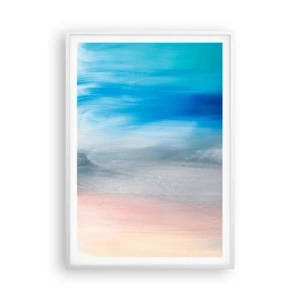 Poster in een witte lijst - Elementen: lucht - 70x100 cm