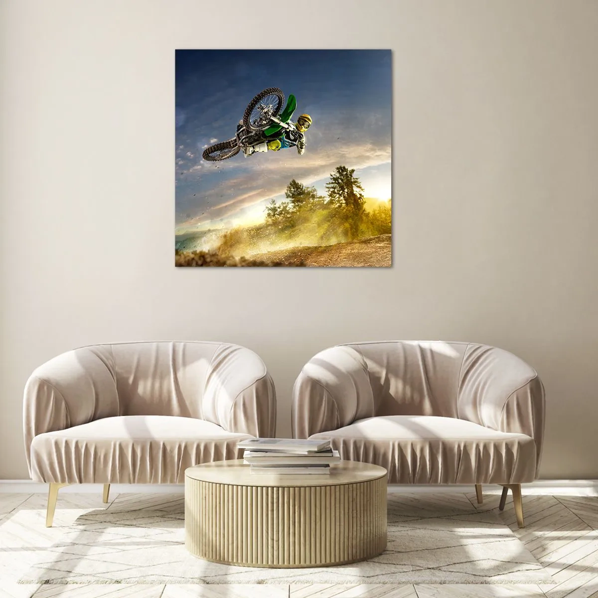 Schilderen op glas - Schakel emoties in! - 70x70 cm