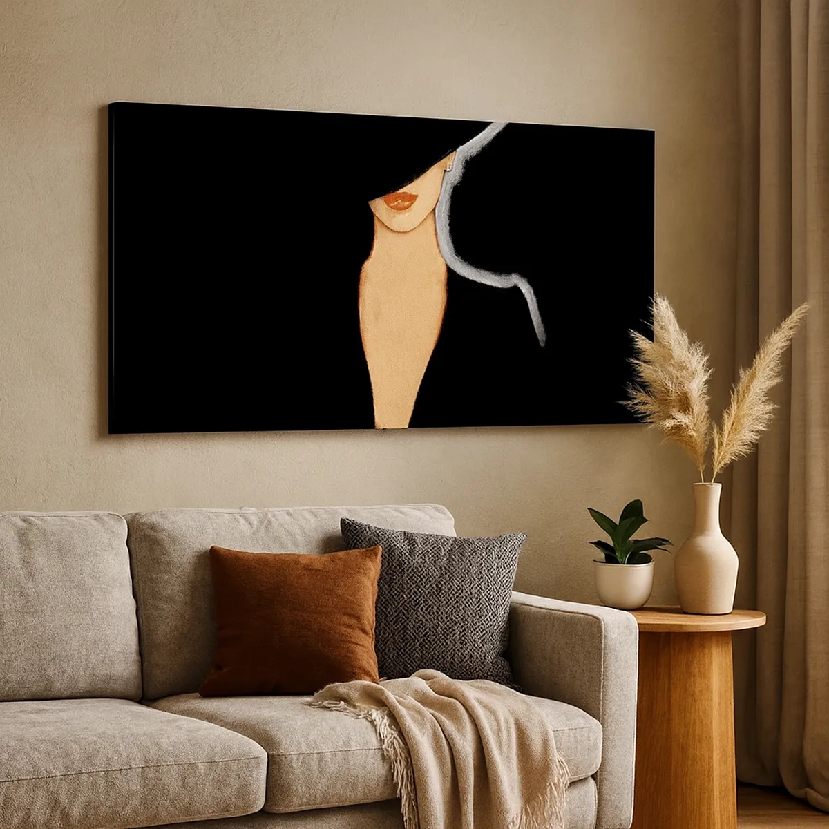 Schilderen op canvas - Elegantie en stijl - 30x30 cm