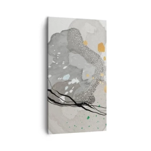 Schilderen op canvas - Organische compositie - 45x80 cm