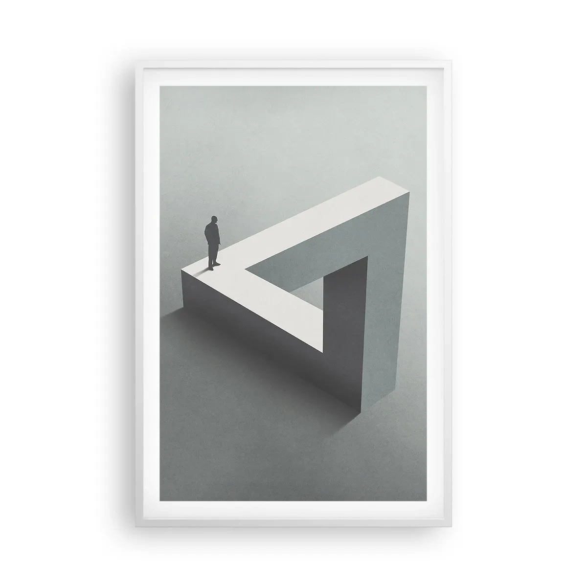 Poster in een witte lijst - Maar het is toch mogelijk - 61x91 cm