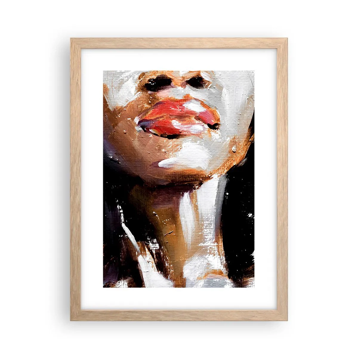 Een poster in een licht eiken lijst - Trots zonder vooroordelen - 30x40 cm