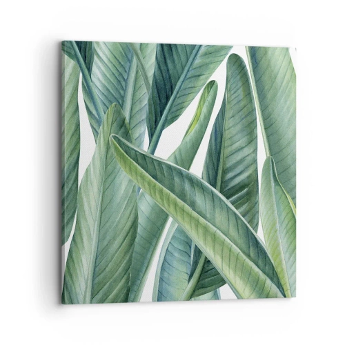 Schilderen op canvas - Groen zelf - 70x70 cm