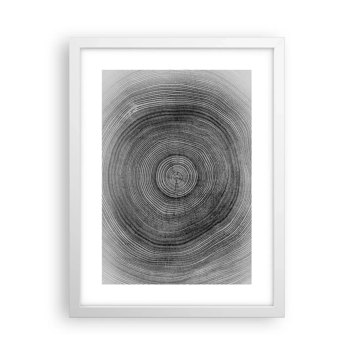 Poster in een witte lijst - Teken van de tijden - 30x40 cm