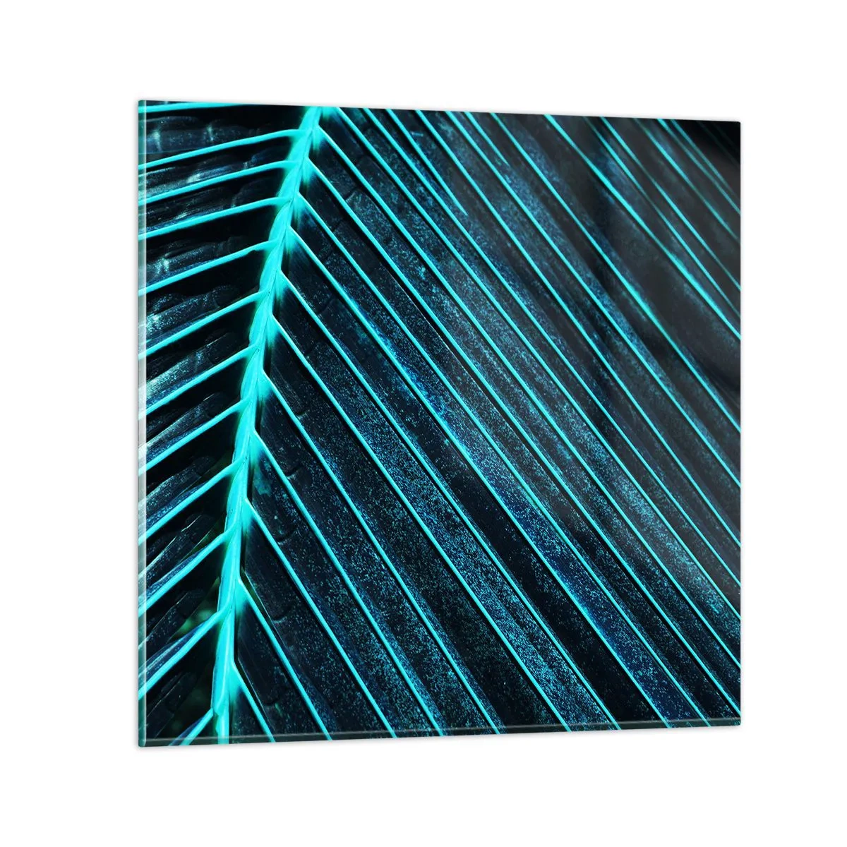 Schilderen op glas - Groene textuur - 30x30 cm