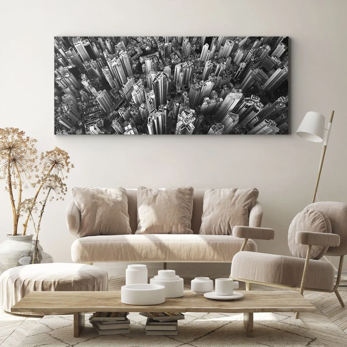 Schilderen op canvas - Nog steeds hoger en hoger - 100x40 cm