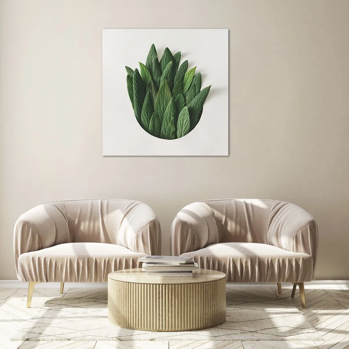 Schilderen op glas - Ongebreidelde nieuwsgierigheid - 50x50 cm