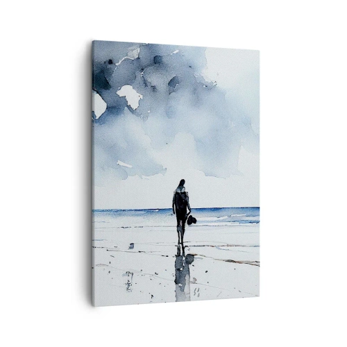 Schilderen op canvas - Gesprek met de zee - 50x70 cm
