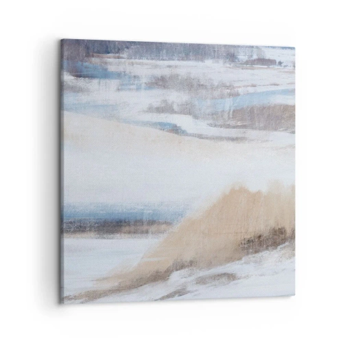 Schilderen op canvas - Winterse compositie - 50x50 cm