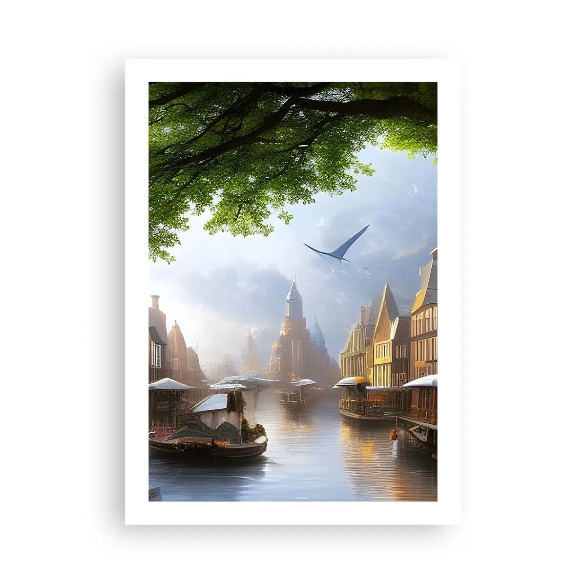 Poster - Hollands stadsbeeld - 50x70 cm