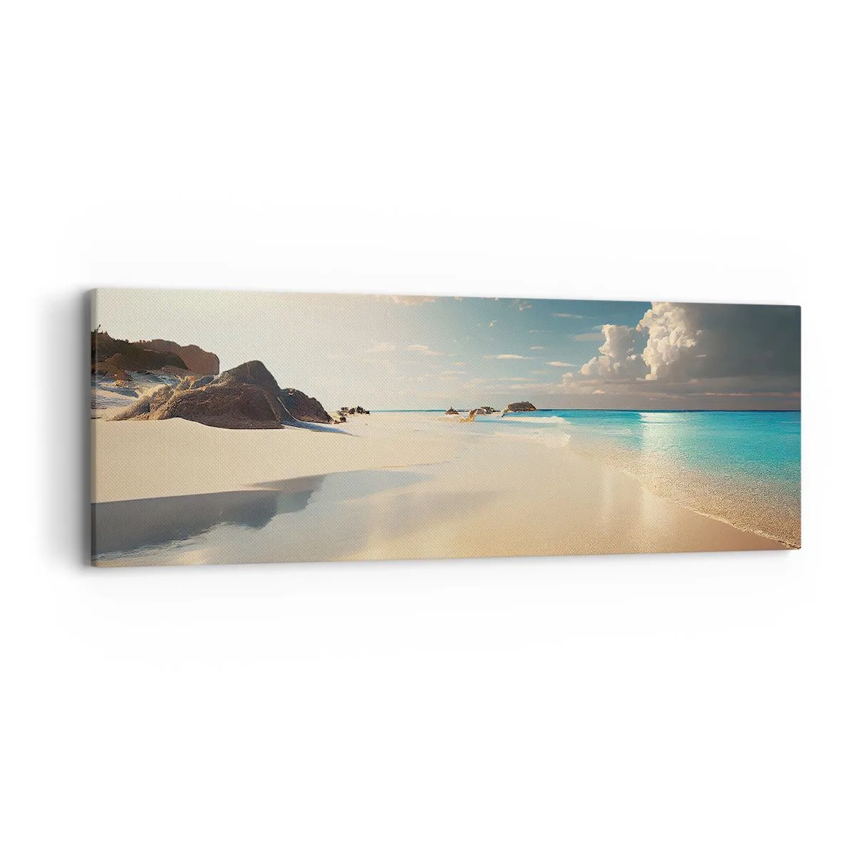 Schilderen op canvas - Een droomdag - 90x30 cm