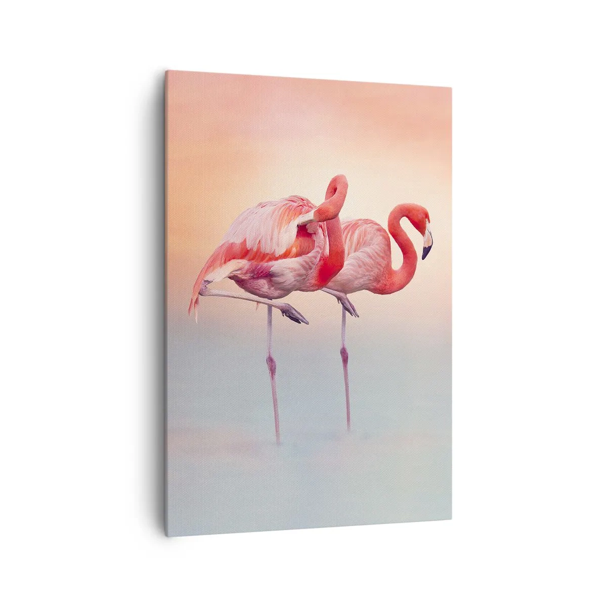 Schilderen op canvas - De kleur van de ondergaande zon - 70x100 cm