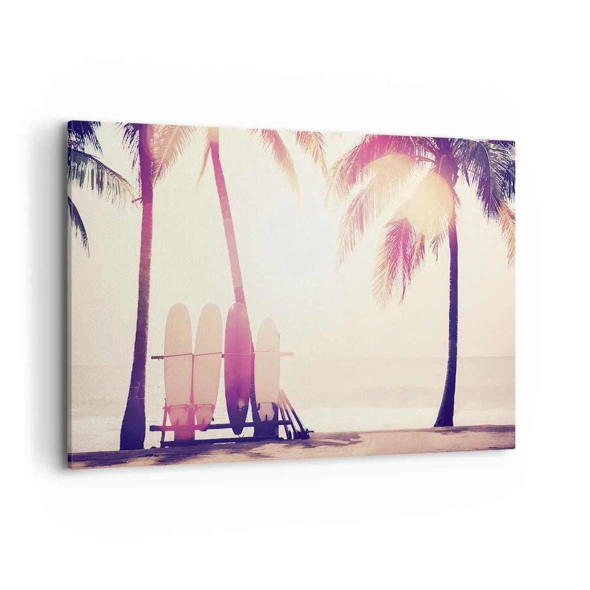 Schilderen op canvas - Het wordt een geweldige dag - 120x80 cm