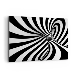 Schilderen op canvas - Compositie: dansende ruimte - 100x70 cm