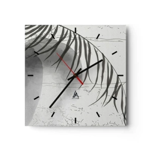 Wandklok - Klok - Het subtiele exotisme van de natuur - 30x30 cm
