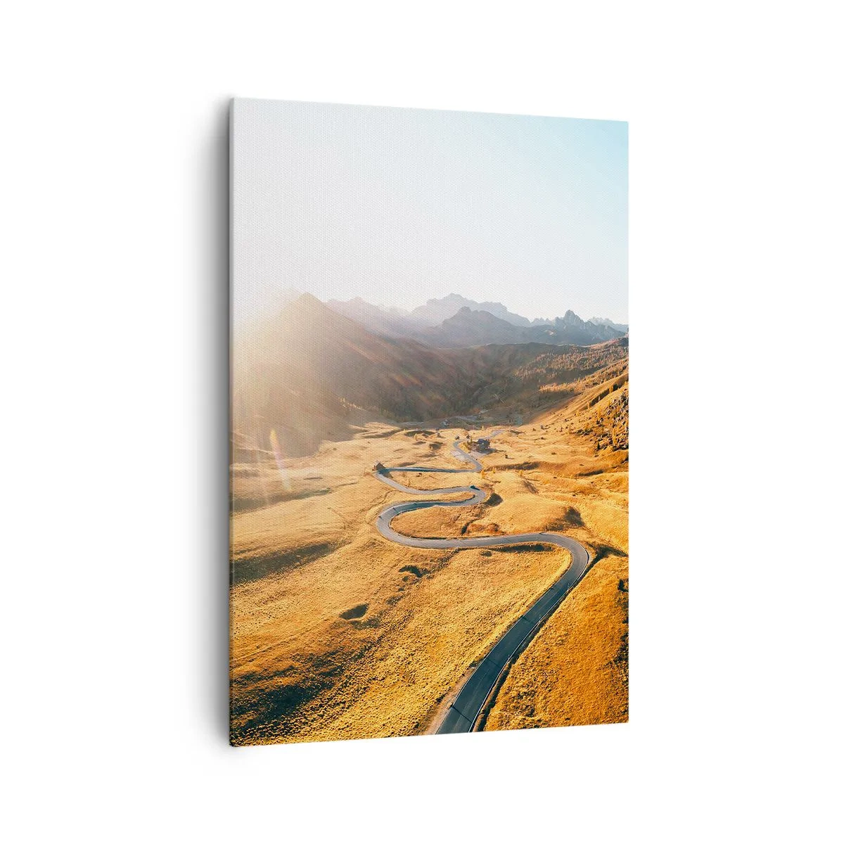 Schilderen op canvas - In een gouden vallei - 70x100 cm