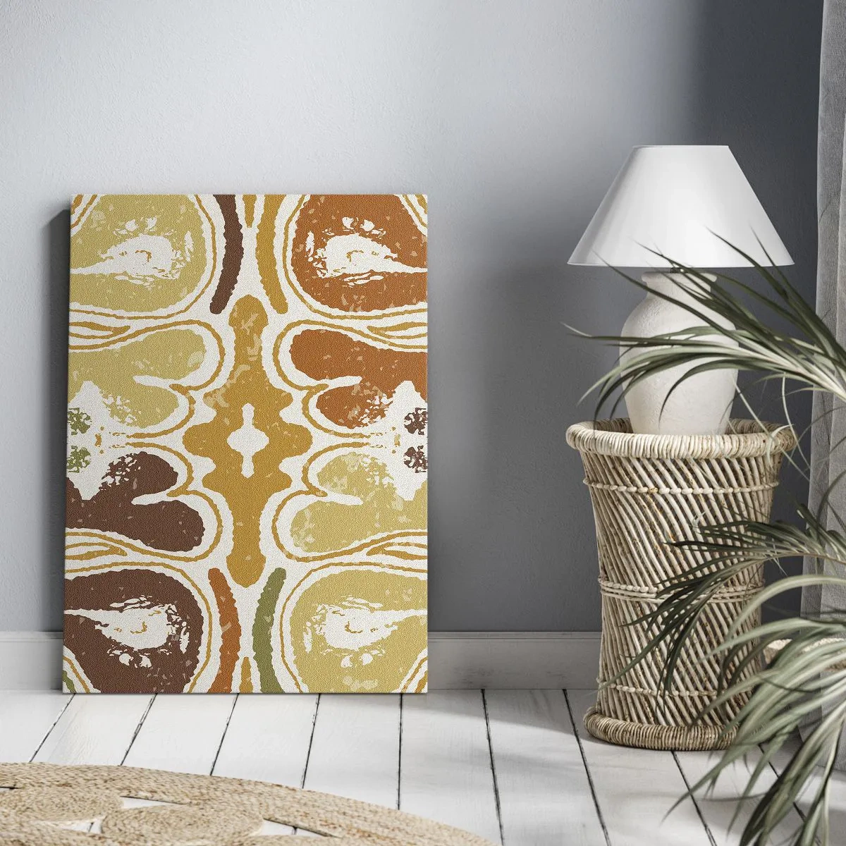 Schilderen op canvas - Sentimentele abstractie - 55x100 cm