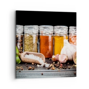 Schilderen op canvas - Zodat het leven smaak heeft - 70x70 cm