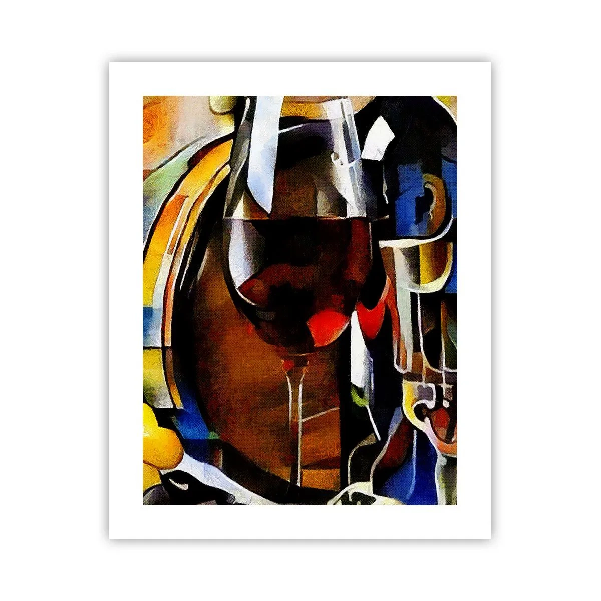 Poster - En de wereld krijgt kleuren - 40x50 cm