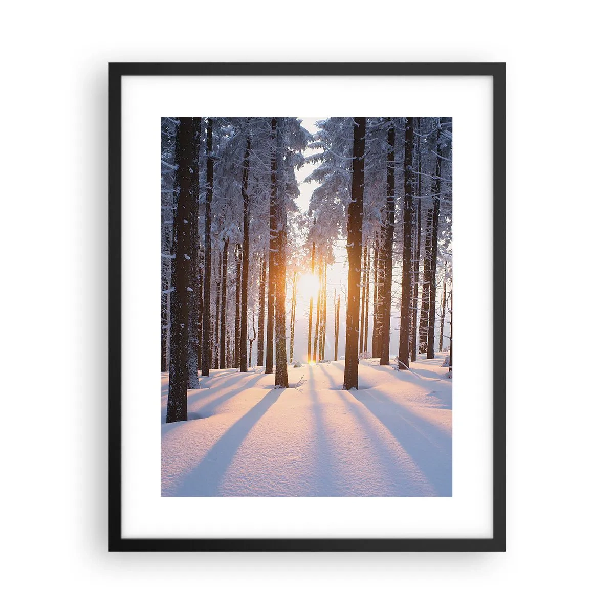 Poster in een zwarte lijst - Duidelijk in zwart-wit - 40x50 cm