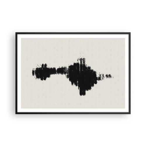 Poster in een zwarte lijst - Trillingen van verbeelding - 100x70 cm