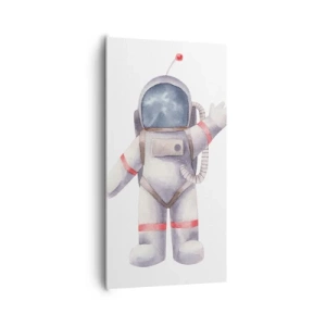 Schilderen op canvas - Tot ziens! - 65x120 cm