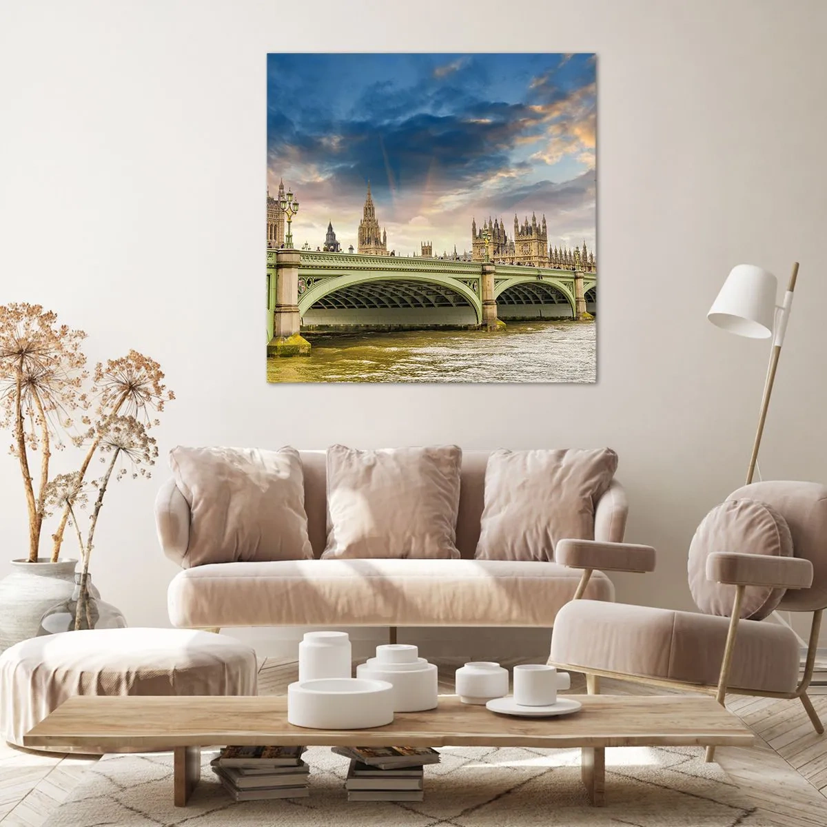 Schilderen op canvas - De tijd stond stil in het rijk - 60x60 cm