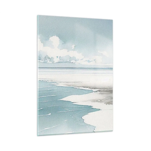 Schilderen op glas - Zachte vloed - 50x70 cm