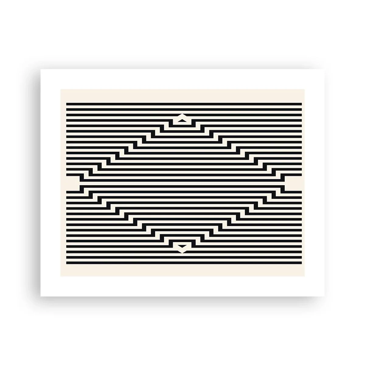 Poster - Geometrische illusie - 50x40 cm