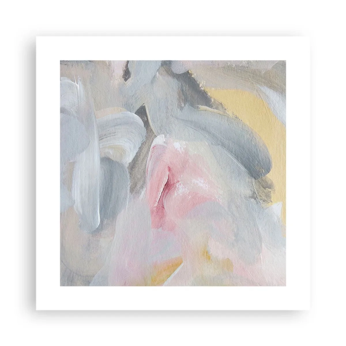 Poster - In een pastelkleurige wereld - 40x40 cm