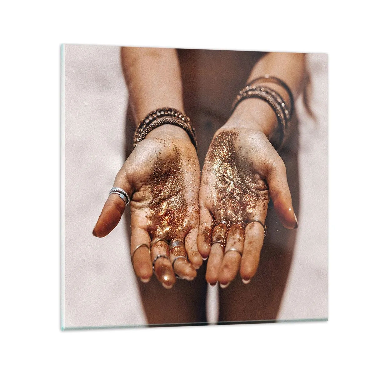 Schilderen op glas - Een cadeau voor jou - 30x30 cm