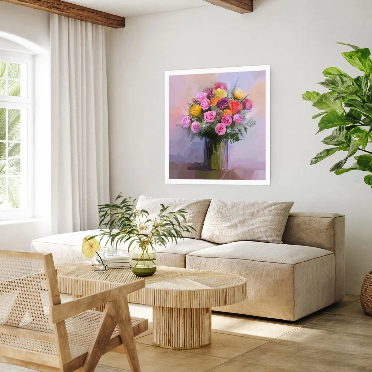 Poster - Ingehouden schoonheid - 30x30 cm