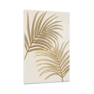 Schilderen op glas - Gouden Palm! - 80x120 cm
