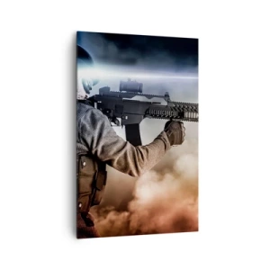 Schilderen op canvas - Gewoon een held - 80x120 cm