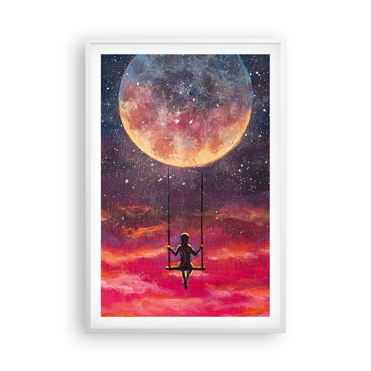 Poster in een witte lijst - Droom - 61x91 cm